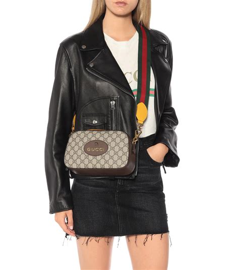 brown gucci crossbody with outfit|Gucci tote bag.